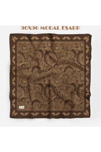 tuaipek Eșarfă Lumivera Desen 94X94cm din viscoză modal