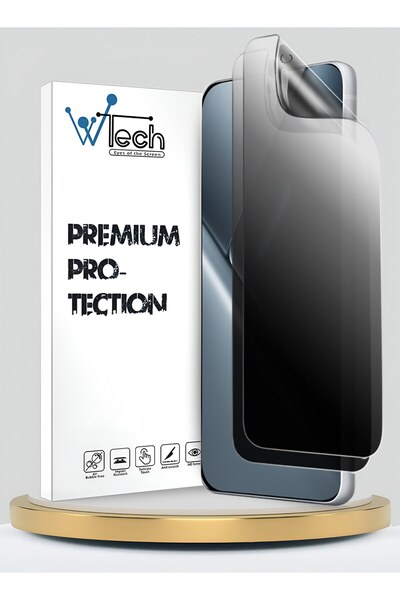 Wtech Xiaomi Poco X8 Pro Max 5G 2026 Premium Hydrogel Anti Spy Film Thin and ...