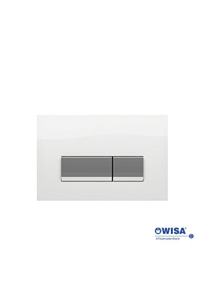 Wisa VIVENTE F390-300 Πλακέτα για Καζανάκια Διπλής Λειτουργίας White Glass