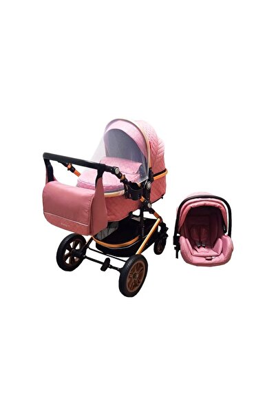 happyworld2026 Carucior nou nascuti 3 in 1 Baby Care™ , Cu geanta bebe, Cadru...