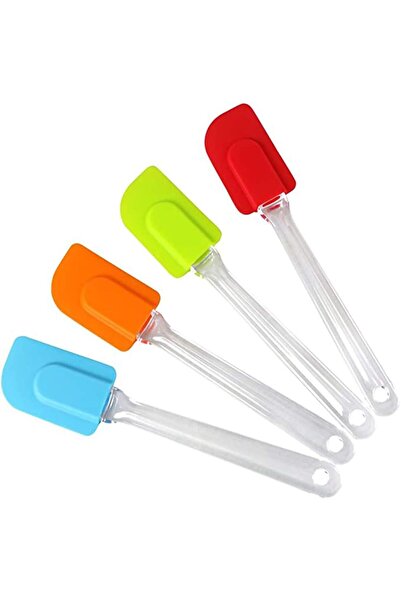 ARTC Excefore Silicone Spatula Set, 4 PCS Colorful Cake Cream Butter Spatula, Kitchen Silicone Mixing Scraper Tool for Cooking and Baking