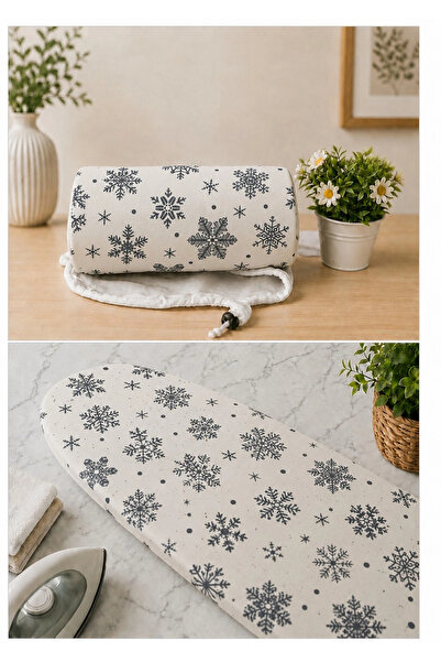 pionny Keçeli Ütü Masası Kılıfı - 55x140 cm - Snow