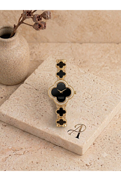 Saathane Elegant Rose Four-Shaped Women's Watch