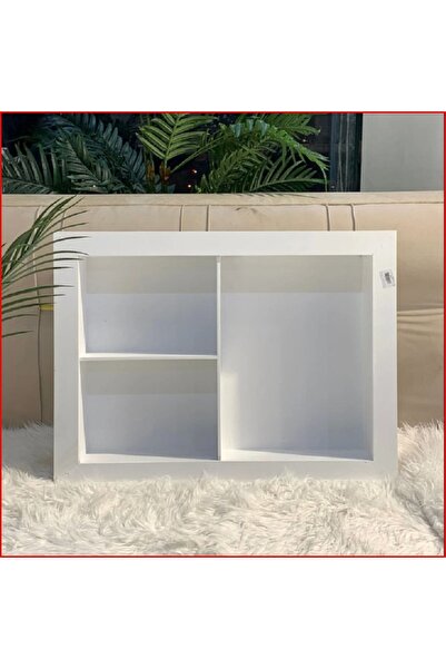 alharbi22est Wooden Frame for Window Air Conditioner - White
