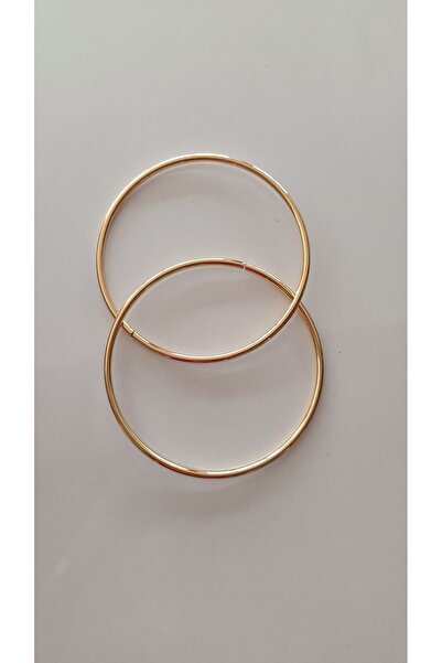 HOBİ yuvarlak metal çanta sapı gold renk 14 cm çap