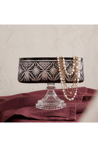 AKDEN STORE Crystal Decor Handcrafted Gondola Bowl / Decorative Bowl