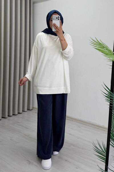 T Moda Store İkoll Text Printed Summer Premium Quality Oversize Tunic (Sizes ...
