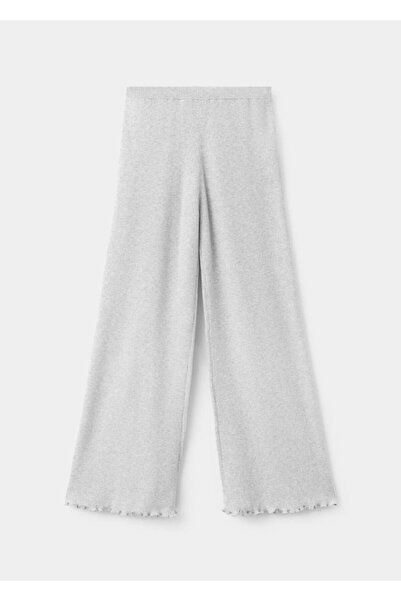 MANGO Kids Ribbed straight-leg trousers