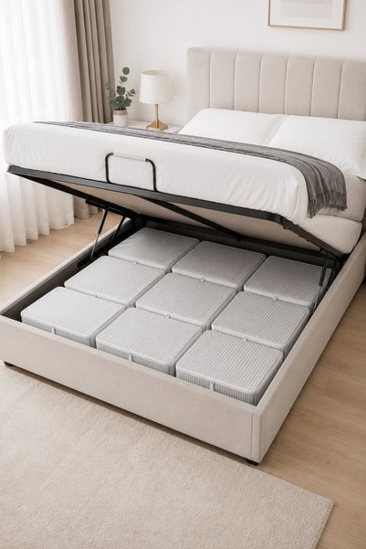 Arkhelais Storage Bag under the Bed Storage Bag Organizer Closet Organizer Cloth Storage Bag Set of 8 60X40X20 cm