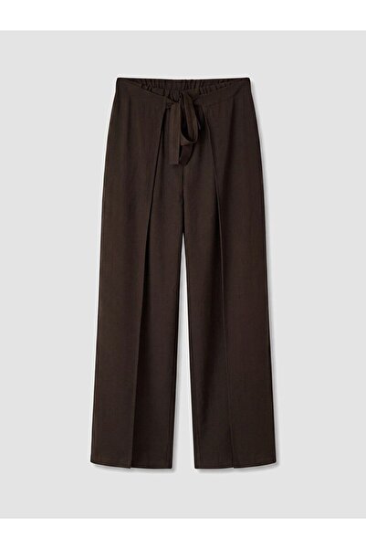 LC Waikiki Lcw Vision Brown Women's Elastic Waist Pants