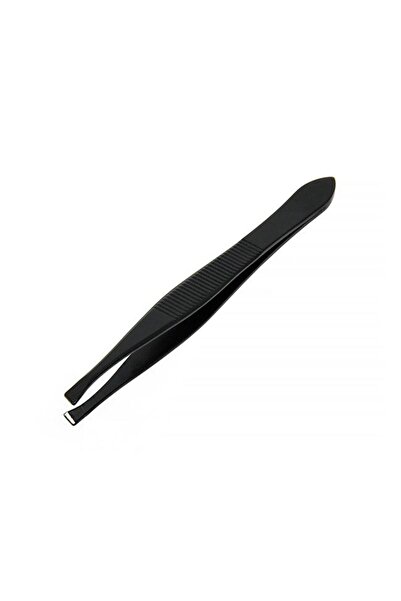 Jumbo Pensetă cosmetică neagră, vârf oblic – sprâncene definite cu precizie