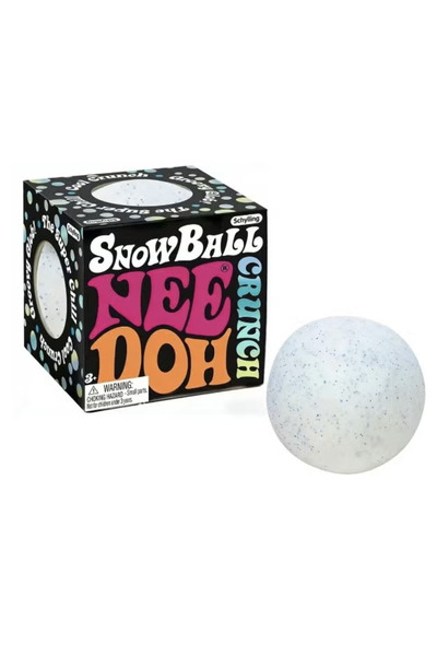 Needoh SnowBall - Stress-Relieving Squeezable Ball, a Sensory De-stressing To...