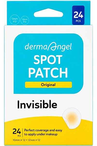 DermaAngel Derma Angel Spot Patch Original Invisible, 24 Pcs, 10 mm and 12 mm...