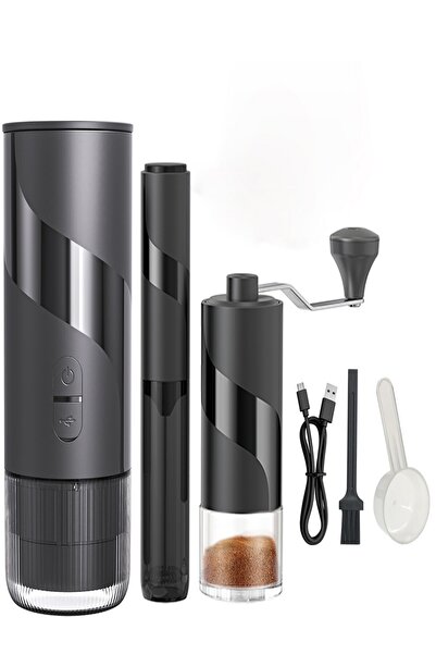 Unbrande Portable Electric Coffee Grinder Set, Handheld & Electric 2-in-1 Cof...