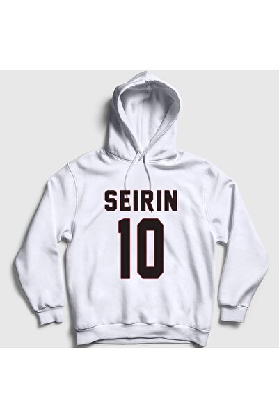 Presmono Unisex White Taiga Kagami Seirin 10 Kuroko No Basket Hooded Sweatshi...