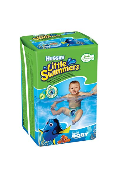 Huggies Бански пелени Little Swimmers, размер 3-4, 7-15 кг, 12 броя