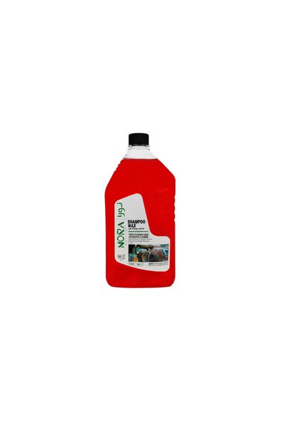 Nora Shampoo and Wax 1 Liter Red Thick Foam Deep Cleaning Wax Protection