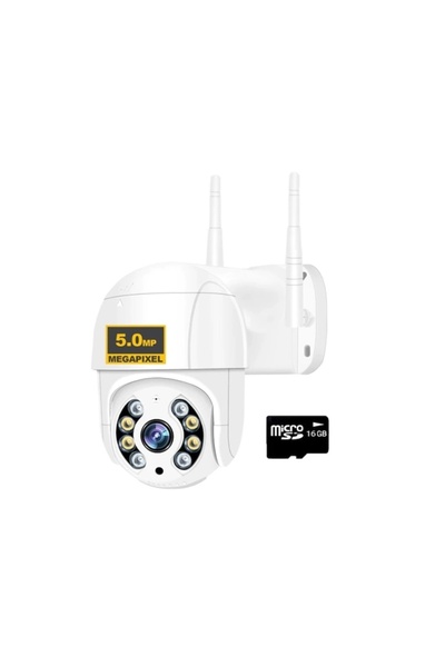 MACVI Cameră de supraveghere WiFi PTZ de 5MP cu zoom 4X — Protecție avansată ...