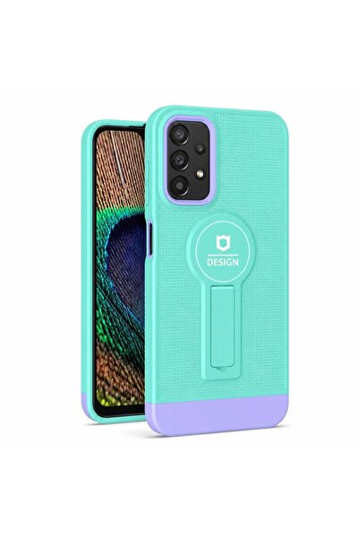 Flippy Husa Armor Design cu Stand pentru Samsung Galaxy A13 4G, Blue/Mov, Sup...