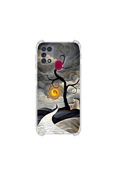 PrintiFy Samsung Galaxy M31 ile Uyumlu Simya Serisi Sarmal Yolculuk Tasarımlı...