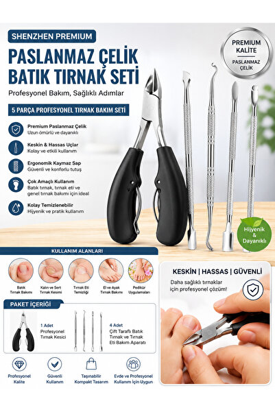 Shenzhen Xin Xin Shenzhen Premium Stainless Steel Ingrown Nail Set and Profes...