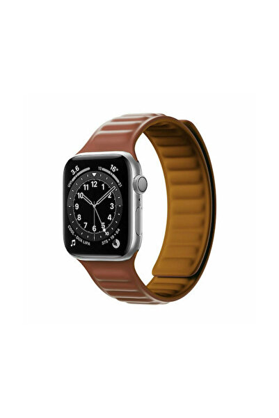 Hurtel Curea magnetică din oțel inoxidabil maro (Apple Watch 38/40/41/42mm)