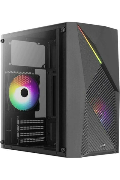 AEROCOOL Carcasă PC Gaming Midi Tower Raider Mini cu Fereastră Laterală și Il...