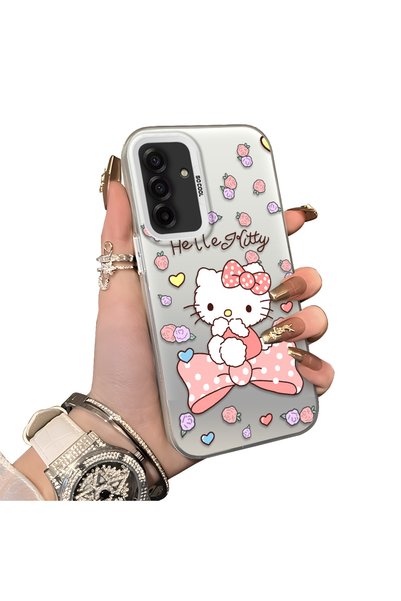 ucuc Samsung Galaxy A17 4G/5G Compatible Hard Acrylic Back Silicone Edge Lens...