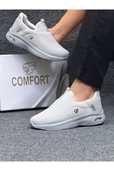 Comfort Ayakkabı Men's Daily Comfortable Lightweight Sole Slip-On Sports Shoes
