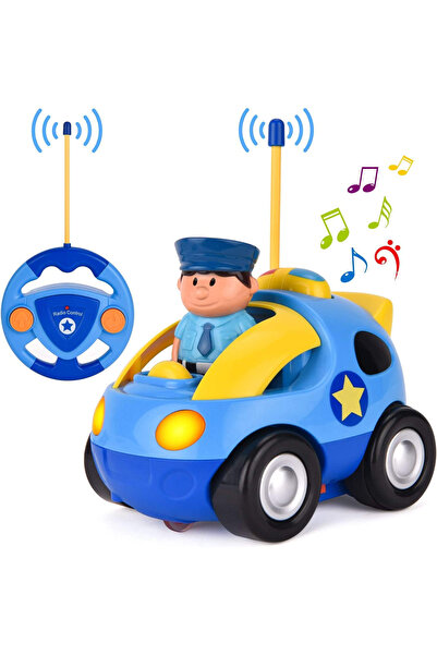 Simply Joy Mașină de curse cu telecomandă, model 2025, cu muzică și lumini, c...