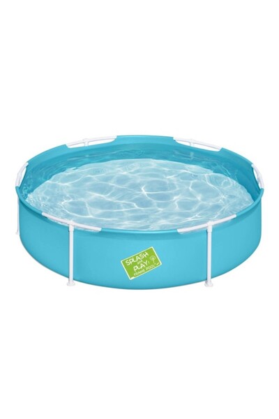 BESTWAY Кръгъл басейн 152 x 38 см, Метал + PVC, 580 л, За деца над 2 години