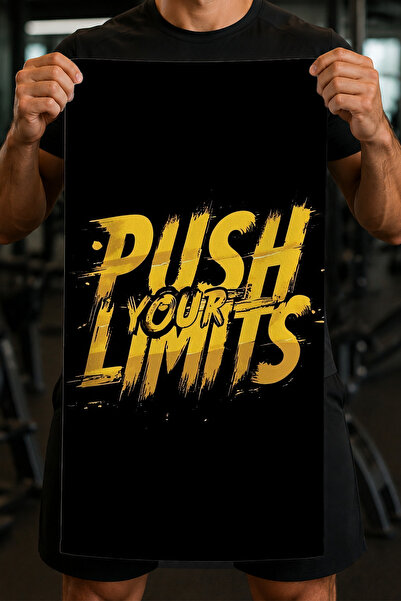 Charmbi Push Your Limits 45X90 Fitness Towel |   Live Digital Print Premium C...
