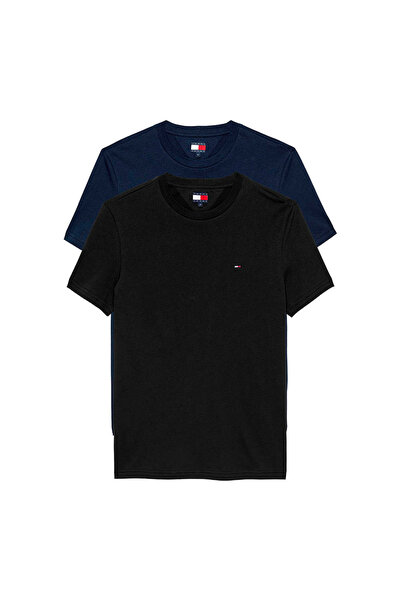 Tommy Hilfiger Tricouri bărbătești cu mânecă scurtă, pachet de 2, din jerseu,...
