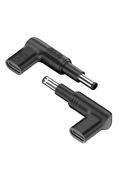POWERTECH αντάπτορας τροφοδοσίας YX-13, USB-C σε HP 4.8x1.7mm, μαύρος