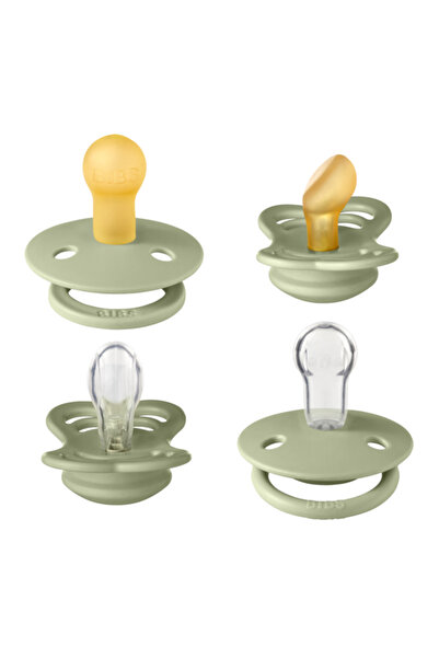 Bibs Set 4 suzete Try-it collection - 3 culori disponibile