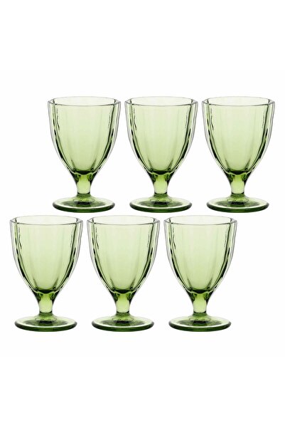 Rose e Tulipani Set 6 pahare Rose e Tulipani, Amami, 300 ml, sticla, verde