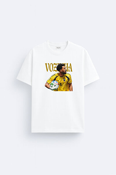 cesita Kaleci Vozinha Printed Cotton White T-Shirt T-Shirt