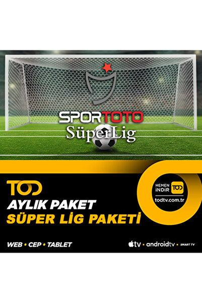 TOD Süper lig 1 Aylık Paketi - 4 Ekran