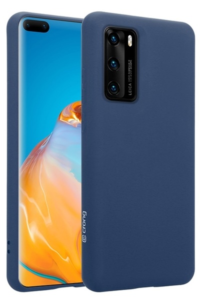 Crong Color Θήκη Premium Σιλικόνης Huawei P40 - Blue