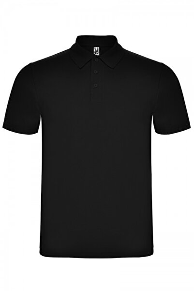 ROLY Tricou polo bărbătesc, 100% bumbac, Austral, negru