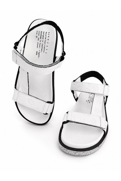 Castle Black Surface Ariana White - Made in Spain - Premium Women's Sandals (Handcrafted in Spain)