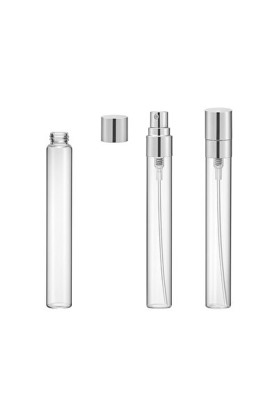 Felicita Fragrances SCREW NECK SILVER TESTER CAM SET BOŞ 10 ML ŞİŞE