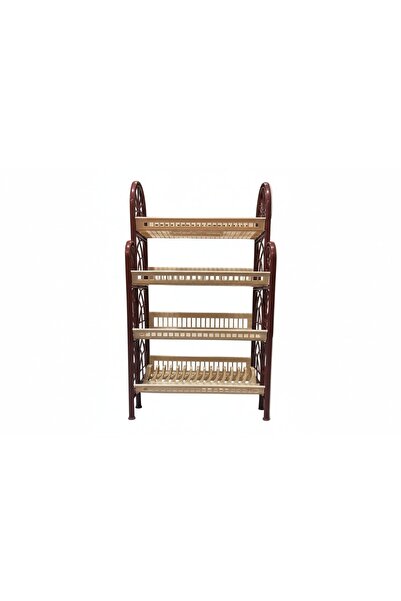 China 4-Tier Plastic Kitchen Shelf - Durable and Space-Saving