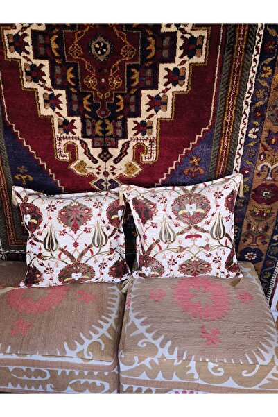 Tahtakale Dünyası 2 Pieces with Ethnic Patterns 16 Yy. Ottoman Palace Decorat...