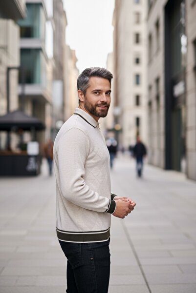 Kamalı Men's Dad Sweater
