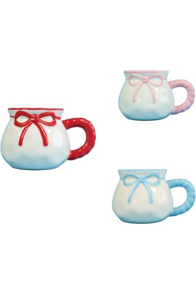 Yıldızan edl shop كوب قهوة صغير بفيونكة BM-2371 edl shop 1290799