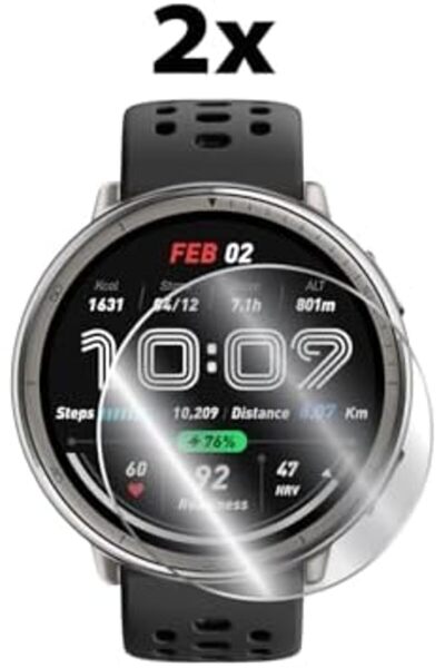 Yıldızan nht shop واقي شاشة IPG HydroGel متوافق مع Amazfit Active 2 (قطعتين) ...
