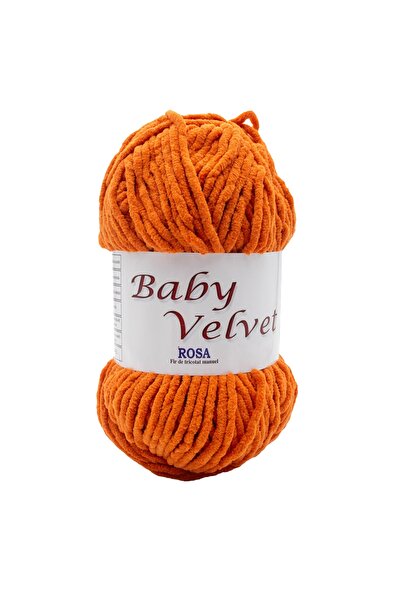 ROSA Pachet fir tricotat catifelat Baby Velvet 87, 5 bobine, micropoliester 1...