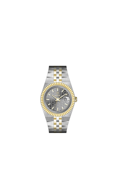 Seen Time Sin-Time Fashion Design Luxury Pattern Dial with Date Window Analog...