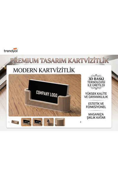 BMS3D 3D Premium Design Modern Business Card Holder – Add Elegance to Your Desk!